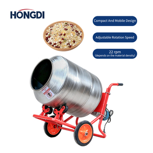 Mélangeur à tambour mobile sur chariot, mélangeur de poudre portable pour additifs alimentaires, assaisonnements, pigments, granulés métalliques - Product Image 2