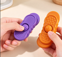 Jouet sensoriel en silicone, Slider magnétique anti-stress, Pierre apaisante, pour soulager l'anxiété, jeu de voyage apaisant pour garçons et enfants, en boîte