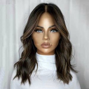 Прозрачный кружевной парик 13*4 из натуральных человеческих волос, 180% плотность, длинный, черный, с эффектом Body Wave, класса люкс - Product Image 3