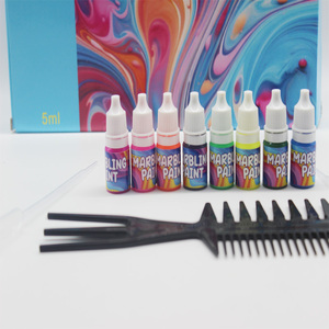 Qualità superiore 8-colore 5ml acqua Set di vernice <span class=keywords><strong>per</strong></span> pittura professionale e principiante su carta su tela di vetro - Product Image 2
