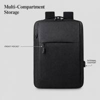 Sac à dos en tissu Oxford pour homme, grande capacité, avec port USB, pour sport, voyage, ordinateur portable, décontracté, professionnel, nouveau style 2026, logo personnalisé