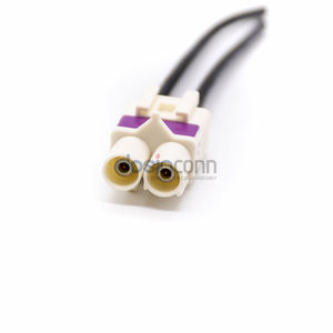 Кабель-удлинитель Fakra B (штекер) — Fakra B (гнездо), прямой, белый, RG174, для автомобильных систем GSM, радио, GPS - Product Image 6