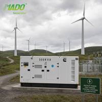 Générateur diesel silencieux 500 kVA 400 kW avec moteur 6ZTAA13-G2, alternateur Stamford sans balais, 50 Hz, alimentation de secours pour l'agriculture