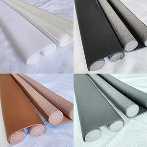 Protector de Puerta Moderno de Espuma de Cuero PU, Sellador Inferior de Puerta, Bloqueador de Corrientes de Aire, Tira de Sellado para Clima Extremo con 1 Año de Garantía - Product Image 5