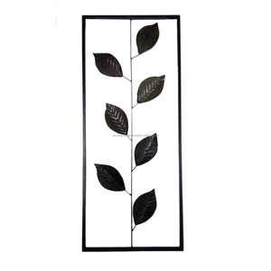 Stylish Multi-Color Iron Metal <b>Leaf</b> Wall <b>Art</b> Luxury Home Decorative for Bedroom Living Room Hallway - Product Image 4