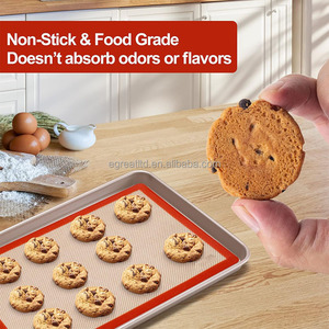 Food Grade <b>Silicone</b> <b>Baking</b> Mats Set of 6 Round & Square Cake Pan Mat <b>Silicone</b> <b>Baking</b> Slip Mat Oven Liner Sheet - Product Image 4