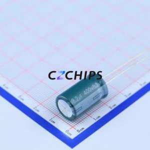 Condensador Electrolítico de Aluminio de Orificio Pasante EGE2GM8R2W20OT, Componente de Orificio Pasante THT, D12.5xL20mm 8.2uF 20% 400V 5mm - Product Image 2