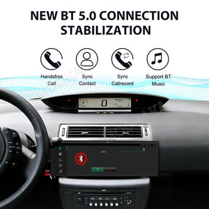 Radio para Auto MOOKAKA con Pantalla OLED de 14.9 Pulgadas, Accesorio para Citroen C4 2004-2009, Navegación GPS Android Auto, CarPlay, Android Auto Plug & <span class=keywords><strong>Play</strong></span> - Product Image 3