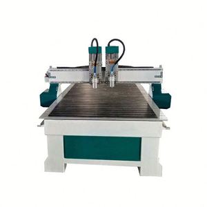 Routeur à bois double tête 220V avec 2 broches, machine à mortaiser automatique pour la découpe et la gravure du contreplaqué - Product Image 2