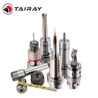 TAIRAY Porte-outils de haute précision pour centre d'usinage CNC, mandrin à pince conique pour alésage BT30 BT40 BT50 SK SF HSK PHC, goujons de tirage métalliques