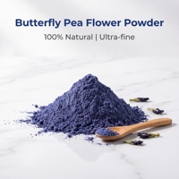 Blauwe Matcha Butterfly Pea Bloemenpoeder Natuurlijke Blauwe Kleurstof voor Banketbakkerij Dessert IJs Bakken Drank Voedingsmiddelenkwaliteit Bulk