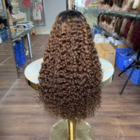 Peluca de Cabello Humano Natural sin Procesar con Cierre de Encaje 5x5, Cutícula Alineada, 100% Cabello Humano, Peluca Rizada de Lujo SDD