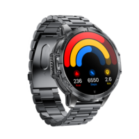 Montre connectée K77 prête à être expédiée, vente en gros directe d'usine, batterie 1000 mAh, lampe torche LED, appel Bluetooth, montre intelligente