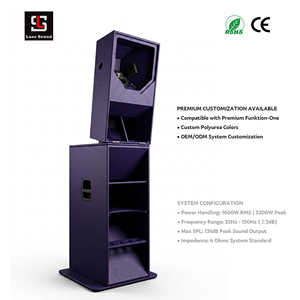 Système de haut-parleurs passifs pour concerts en direct avec double subwoofer de 18 pouces F218MK3 - Product Image 4