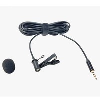 Harga Grosir Mikrofon Mini Portabel Berkabel untuk Siaran Langsung, Mikrofon Kondensor Lavalier Jepit Kerah, Mendukung Mikrofon Kerah 3.5mm