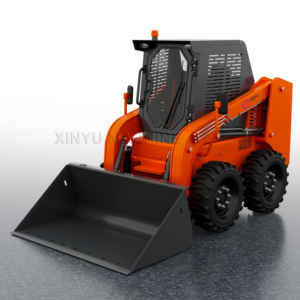 Xinyu Machine Mini Skid Steer Loader Petit Site Opération Hydraulique Contrôle Chargeur Skid Steer Avec Cabine - Product Image 5