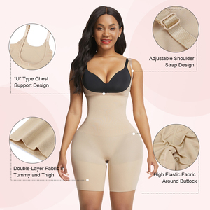 Faja Moldeadora Transpirable HEXIN con Almohadillas Elásticas para Cadera, Moldeadoras de <span class=keywords><strong>Cuerpo</strong></span> <span class=keywords><strong>Completo</strong></span> para Mujer - Product Image 2
