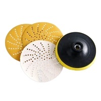 Disque de ponçage de 5 pouces (125 mm) en oxyde d'aluminium jaune