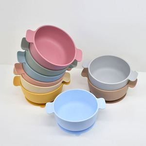 Set de Alimentación para Bebés, Elección Confiable de las Madres, Plato de Silicona Antideslizante, Ligero y Fácil de Transportar para Uso Diario - Product Image 3