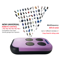 Télécommande sans fil multifréquence pour porte de garage, porte roulante, porte électrique, clonage de couleur, ABS