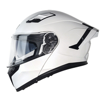 Casque rabattable directement de l'usine avec certification 3C+DOT, système de déverrouillage rapide et doublure amovible
