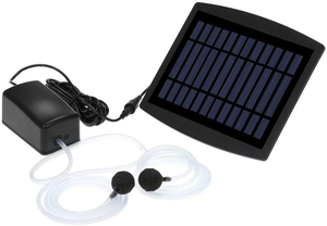 Kit de pompe à air solaire avec pierres à bulles, trois modes de fonctionnement, câble d'extension de deux cents mAh pour réservoir de stockage, aquarium - Product Image 3