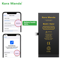Batterie de diagnostic OEM Kara Manda pour iPhone Series, 100 % de santé de la batterie, 0 cycle, pour iPhone 12, 13, 14, 15 Pro Max
