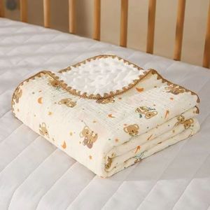 Coperta Leggera Estiva in Garza per Neonati, Trapunta Calmante per Aria Condizionata, Biancheria da Letto Fresca per Bambini - Product Image 2