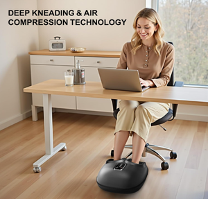 Masseur de pieds automatique Phenitech avec thérapie par la chaleur, noir, <span class=keywords><strong>machine</strong></span> de spa de pétrissage électrique avec commandes numériques - Product Image 2