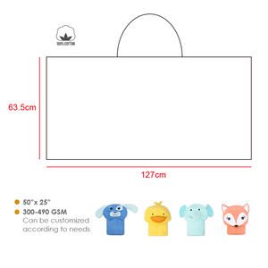 <span class=keywords><strong>Serviette</strong></span> à capuche pour enfants en coton pur, <span class=keywords><strong>serviette</strong></span> de <span class=keywords><strong>bain</strong></span> à capuche pour enfants avec motif de dessin animé - Product Image 2