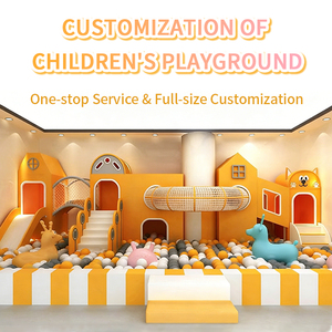 Équipement de terrain de jeu multifonctionnel pour enfants en intérieur, fosse à balles, toboggan, filet d'<span class=keywords><strong>escalade</strong></span>, maison de jeu, matériau PE pour les écoles/aires de jeux intérieures - Product Image 4