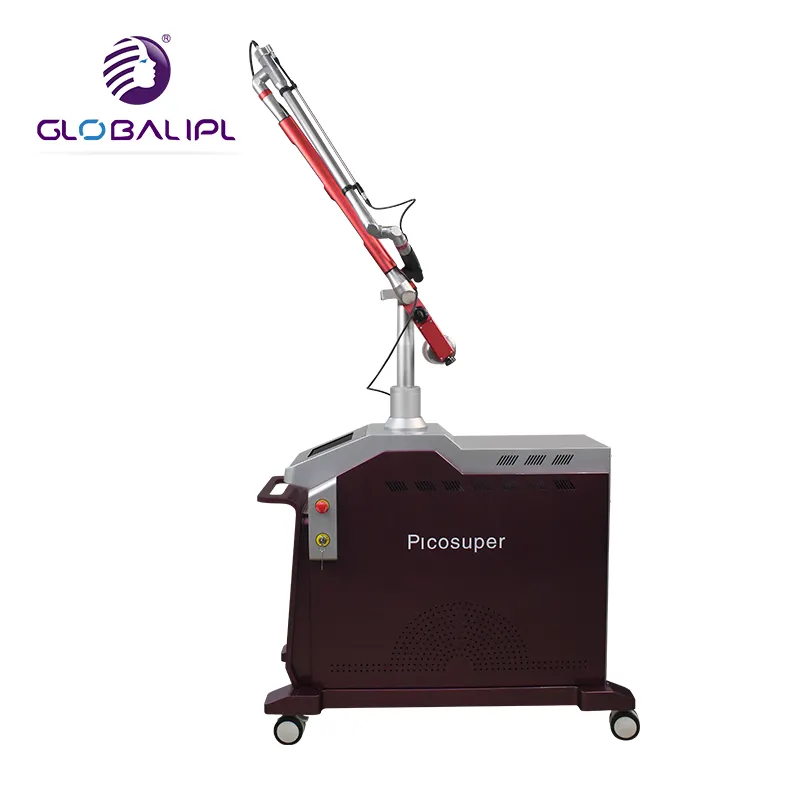 Vertical Pigment Treatment Pico Laser Machine Long Pulse 1064nm Tattoo Removal Laser Skin Laser Carbon Peeling Picosecond