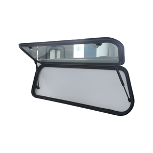 <span class=keywords><strong>หน้าต่าง</strong></span>บานพับแบบแขวนด้านบน ทำจากอลู<span class=keywords><strong>มิ</strong></span><span class=keywords><strong>เนียม</strong></span>อัลลอยด์คุณภาพดี กระจกนิรภัยหนา 3 มม. สำหรับรถบ้าน รถคาราวาน และรถกระบะ - Product Image 1