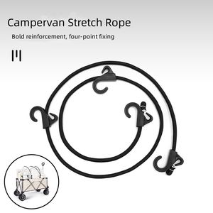 Corde élastique à double crochet pour l'extérieur, fixateur de bagages élastique, corde à linge de <span class=keywords><strong>camping</strong></span> pour voiture de <span class=keywords><strong>camping</strong></span> - Product Image 5