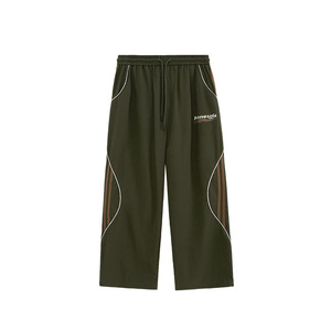 Pantalon de sport ample pour homme en tissu de coton de haute qualité, pantalon ample imprimé à jambes larges et droites, double standard - Product Image 6