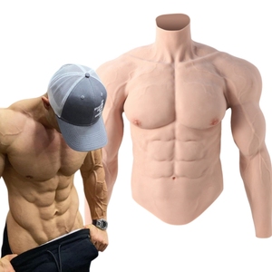 Traje de Músculos de Silicona con Torso Masculino Artificial, con Brazos Masculinos y Abdomen Musculoso Artificial para Utilería de Cine, Cosplay y Halloween - Product Image 1