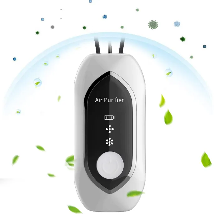 Necklace Portable Wearable small mini personal air purifier with USB for sale