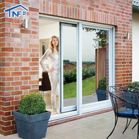 Portes coulissantes en aluminium et verre modernes de style américain, isolation thermique, étanches, pour l'extérieur, l'intérieur et le jardin