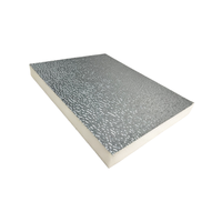 Panneau de conduit d'air PIR ignifuge classe 0, haute résistance à la compression, conduit en aluminium pré-isolé pour système HVAC d'usine