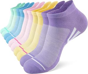 <strong>Manufacturers</strong> <strong>Custom</strong> Logo Crew <strong>Socks</strong> Sport Breathable Mesh Running Cycling Cotton <strong>Socks</strong> for Women Daily Life - Product Image 1