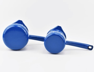 Thổ Nhĩ Kỳ Men Cà Phê Nồi Ấm Hơn 3-Mảnh Thiết Lập (270Ml/420Ml/700Ml) Kim Loại Xây Dựng Hiện Đại Thiết Kế Sang Trọng Đầy Màu Sắc Màu Đỏ - Product Image 5