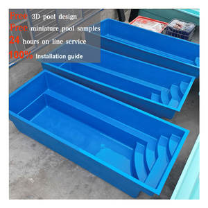 Fábrica personalizada casa familiar comercial Frp adultos niños jardín piscina enterrada natación Spa prefabricada fibra de vidrio piscina - Product Image 2