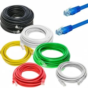 Cable LAN de alta calidad Cat5 Cat6 Cat6a 0,5 M 1m 2M 5m 10m Cable de conexión Rj45 Cable Ethernet Cables de trabajo de red - Product Image 2