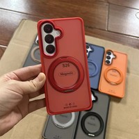 Coque arrière premium pour Samsung Itel S26 5G Ultra, étui magnétique de qualité supérieure avec support pour S26 S25 S24 A55 A56 A57 A17 Ultra