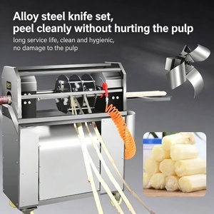 Petite machine à peler la canne à sucre automatique électrique, machine à peler commerciale pour les commerces de <span class=keywords><strong>rue</strong></span> - Product Image 5