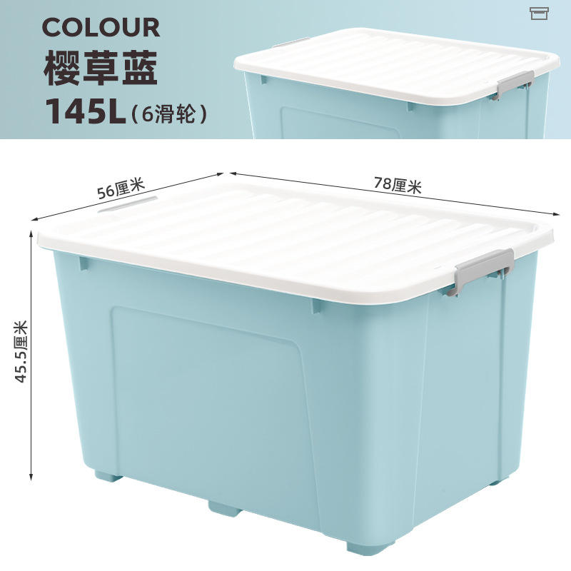 X-6347 Caja de Almacenamiento 41L Blanco Transparente