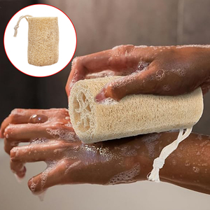 Spons mandi <span class=keywords><strong>Loofah</strong></span> alami ramah lingkungan dapat digunakan kembali lembut kulit alat mandi Spa-sikat pembersih <span class=keywords><strong>Loofah</strong></span> berbentuk silinder - Product Image 3