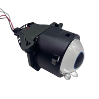 DLAND 120MM 3 pouces Lentille de projecteur courte à double coupelle lumineuse Phares de voiture LED à double lentilles convexes avec haute luminosité