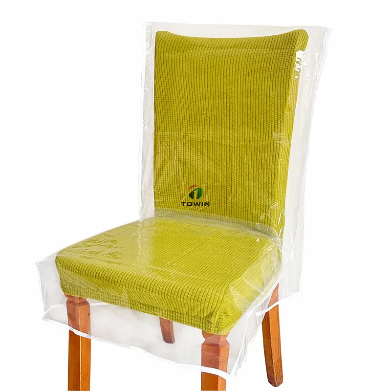 इनडोर और आउटडोर मोटी पीवीसी vinyl पारदर्शी कुर्सी कवर