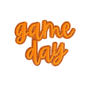 Batı oyun sezon oyun günü Glitter demir-on yamalar için Truckers işlemeli kumaş siyah beyaz turuncu kırmızı - Product Image 3